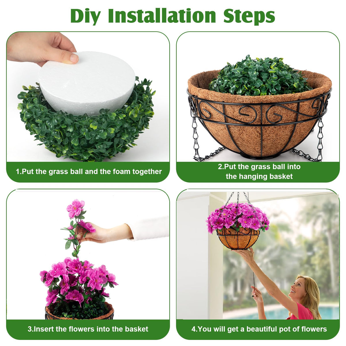 Ouddy Decor year-round bloom artificial flowers for all seasons.