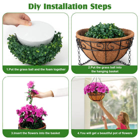 Ouddy Decor year-round bloom artificial flowers for all seasons.
