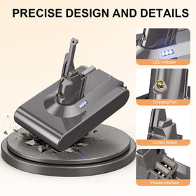 Oueand Dyson V8 replacement screws kit supports easy setup.