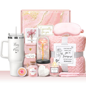 Oufrenn birthday gift box with curated self-care items