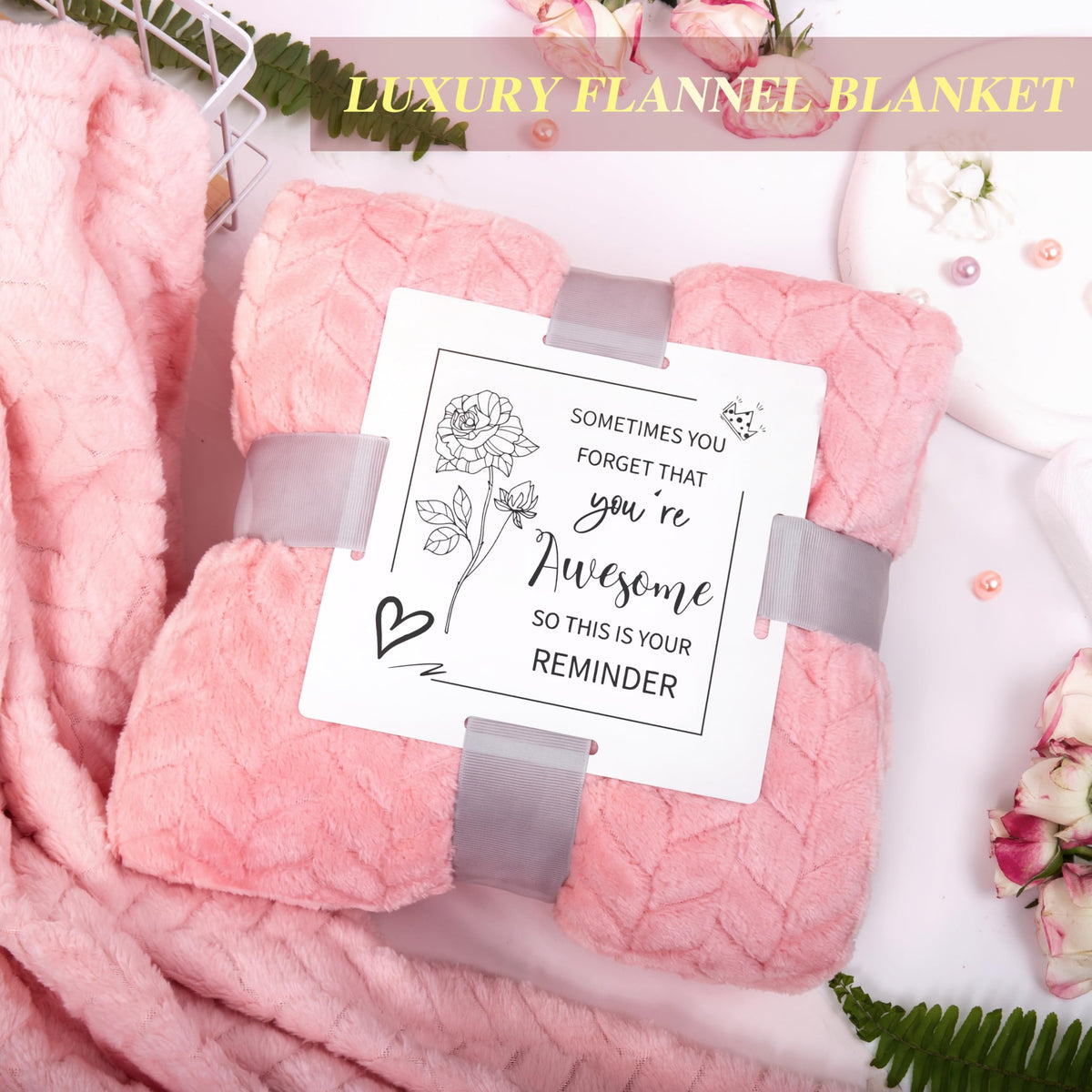 Oufrenn plush microfiber blanket for cozy comfort
