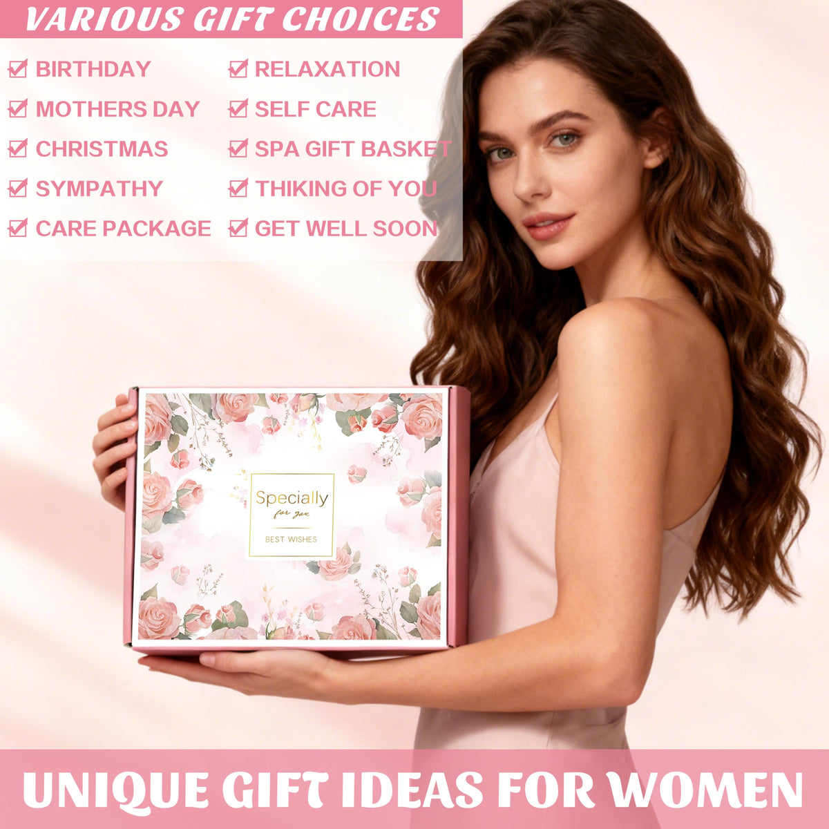 Oufrenn dried flower gift card adds gifting elegance to the set