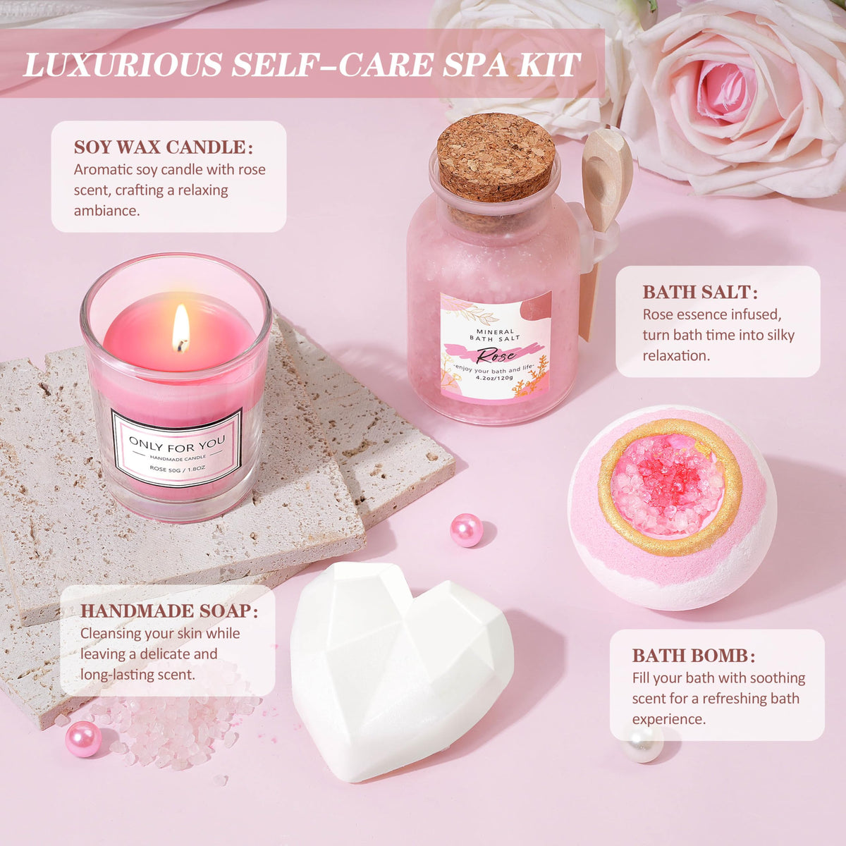 Oufrenn fragrant bath bomb for a relaxing soak