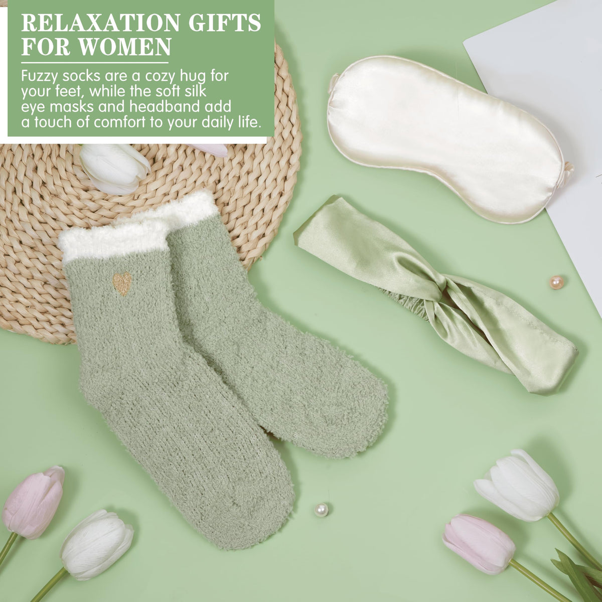 Oufrenn silk headband keeps hair tidy during skincare and baths