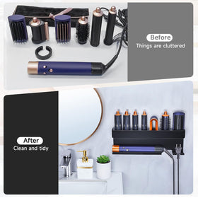 Oukimly easy-to-clean design helps maintain an orderly space after styling.