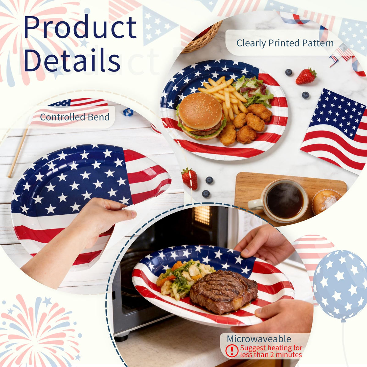 OuMuaMua versatile tableware for patriotic events