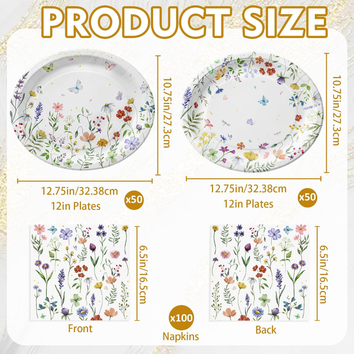 OuMuaMua wildflower napkins design A complements table styling with coordinated flair
