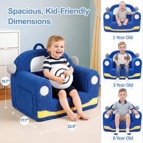 OUOZZZ Kids Chair car design invites imaginative play and pretend driving