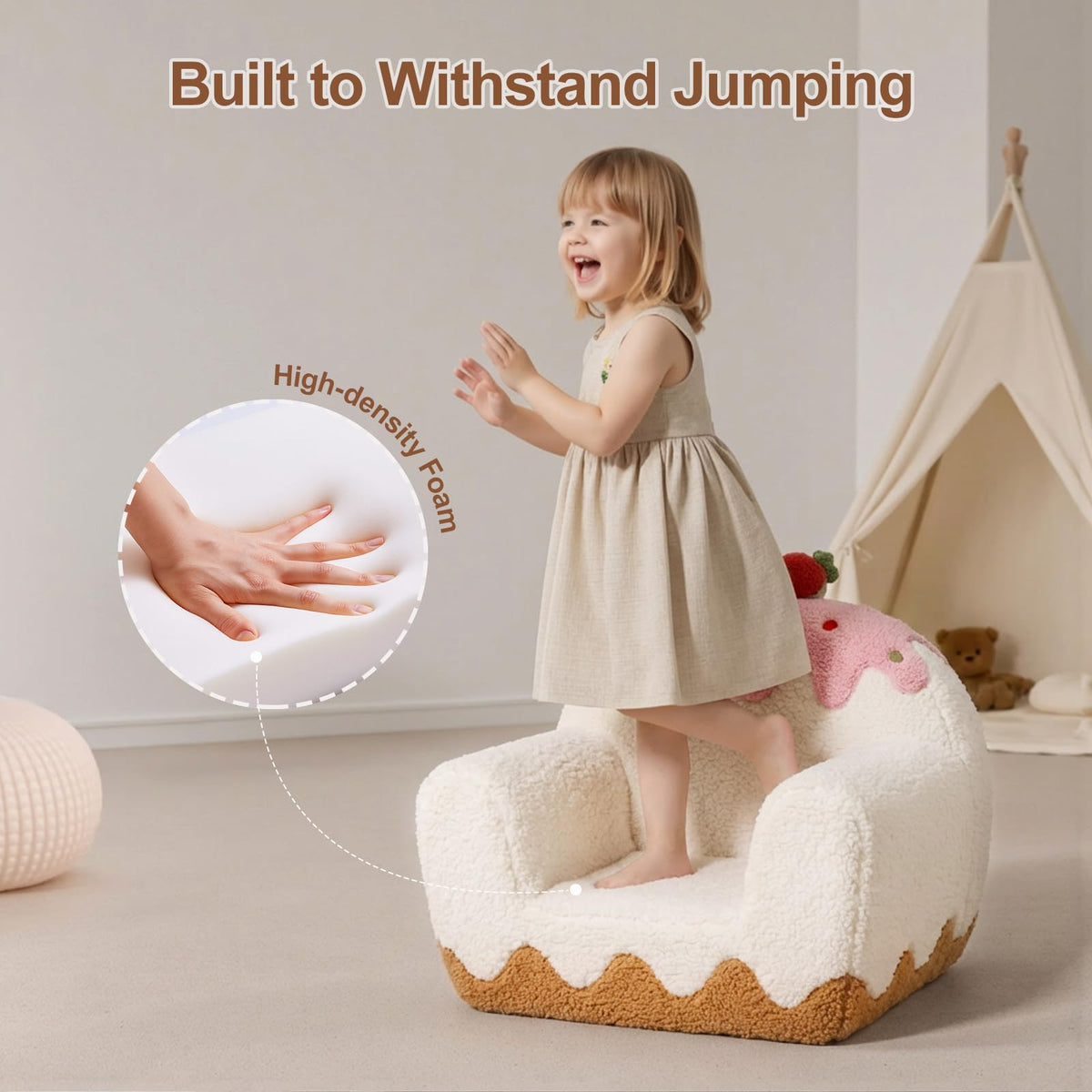 Lightweight frame with carry handle for simple room-to-room moves.