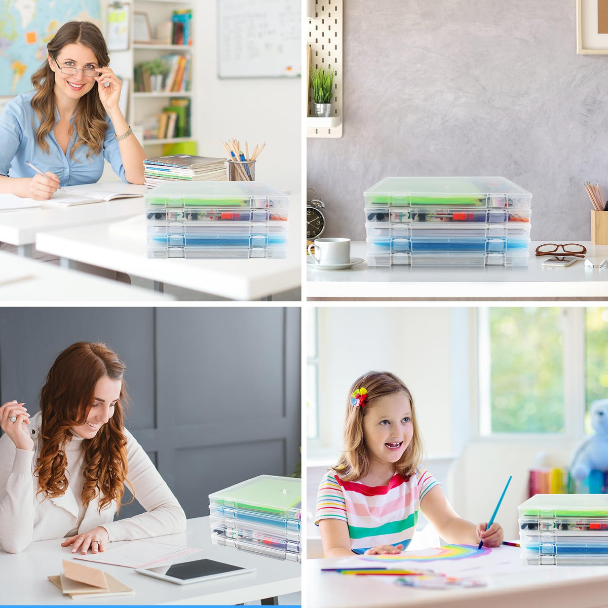 OUPSAUI home office organization solution for magazines, files, and vinyls