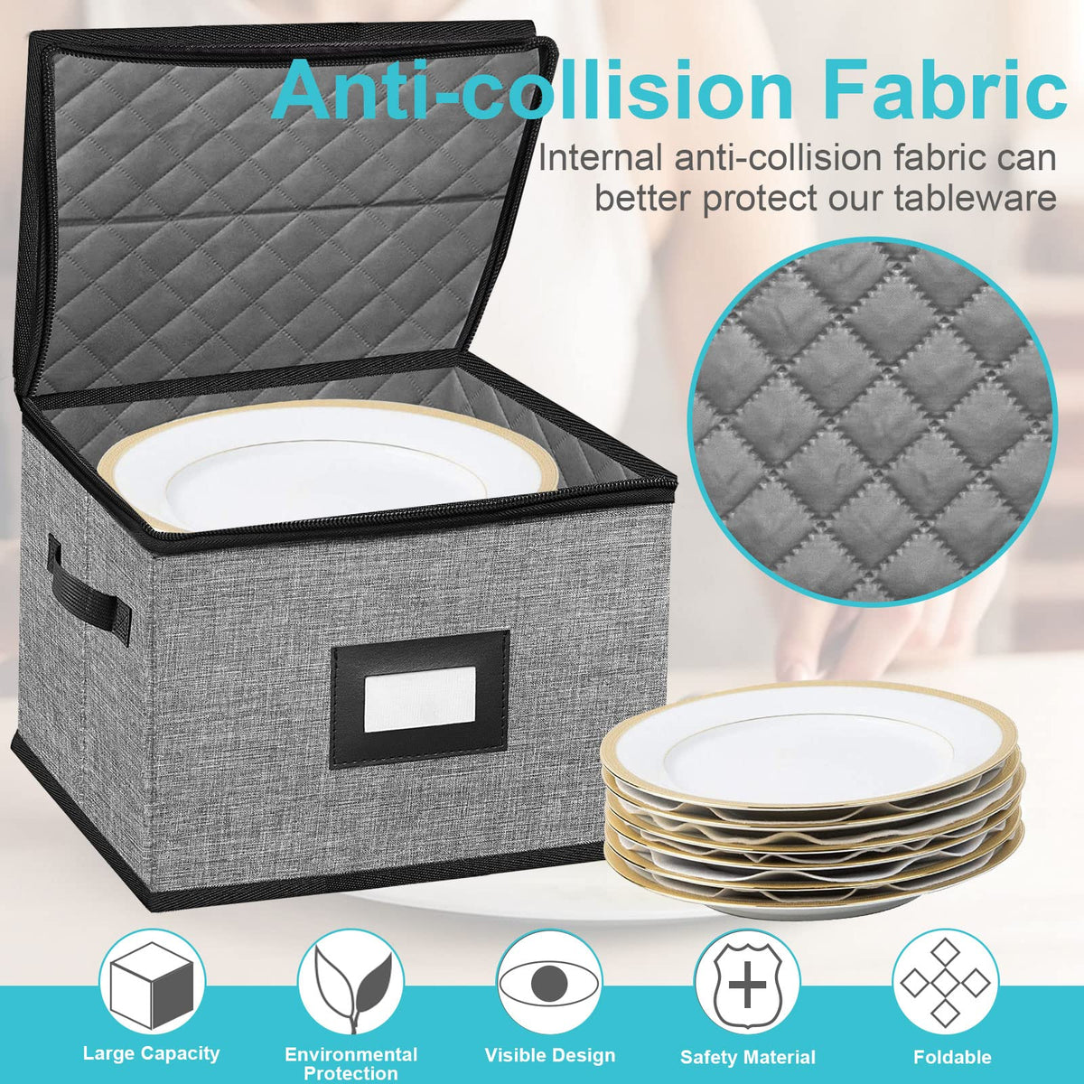 Ouruer hard-shell storage box designed for moving and long-term storage