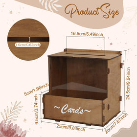 OurWarm durable poplar wood and acrylic front for long-lasting use.