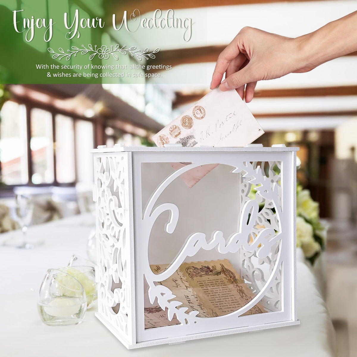 OurWarm card box suited for weddings, parties, and baby showers