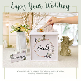 OurWarm decorative pattern on white box adds elegant decor.