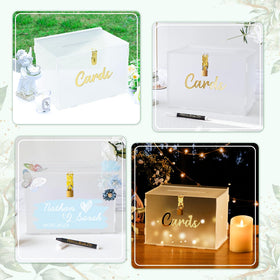 OurWarm versatile card box suits weddings, parties, graduations, and showers.