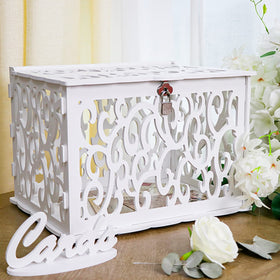 OurWarm white card box lock close-up highlights secure storage option