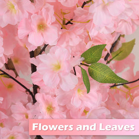 OUSHENG cherry blossom tree with flexible branches for customizable fullness.