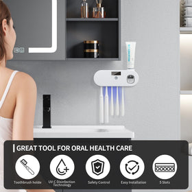 OVAS HOO white finish fits modern bathrooms while keeping things tidy.