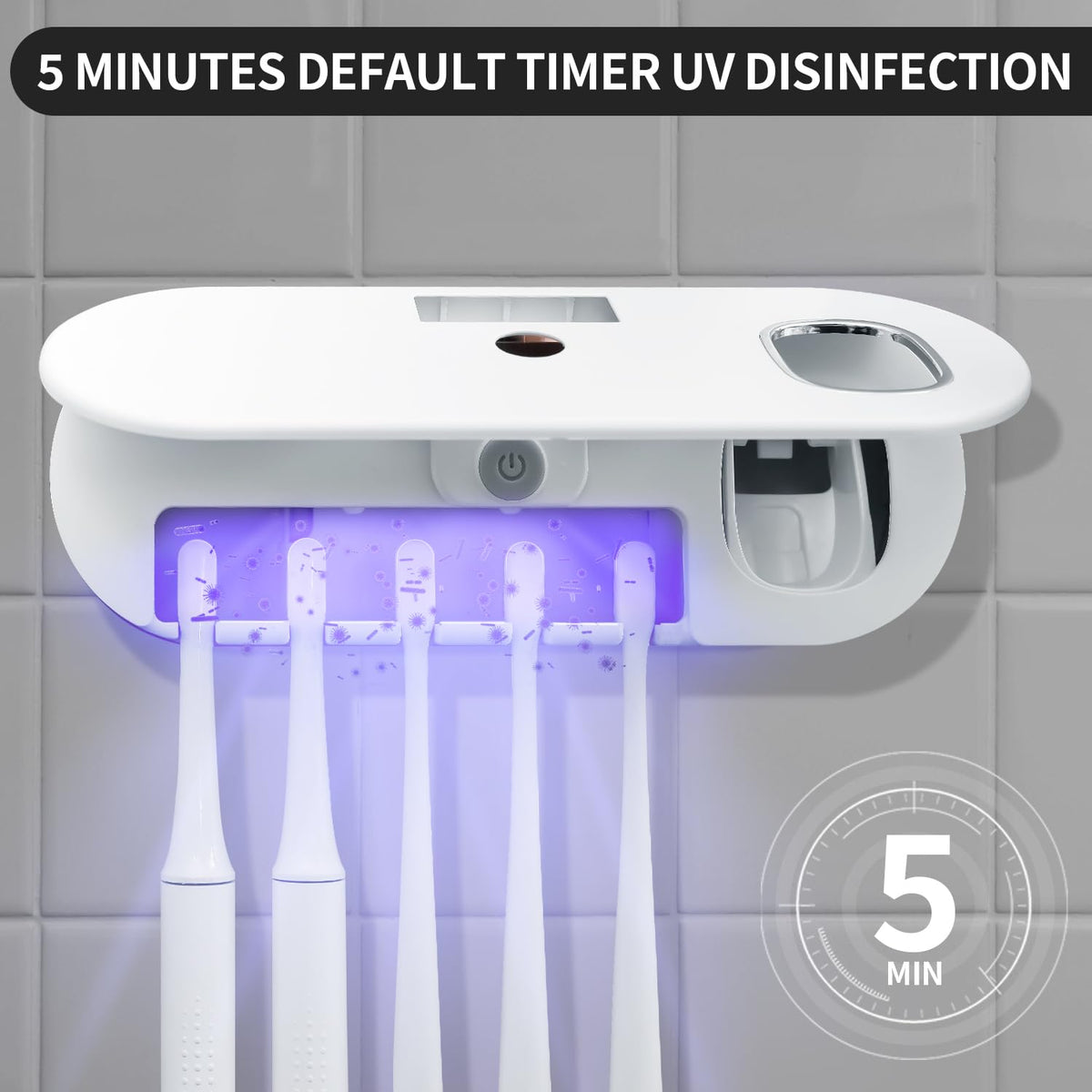 OVAS HOO one-button control for simple dispenser operation.