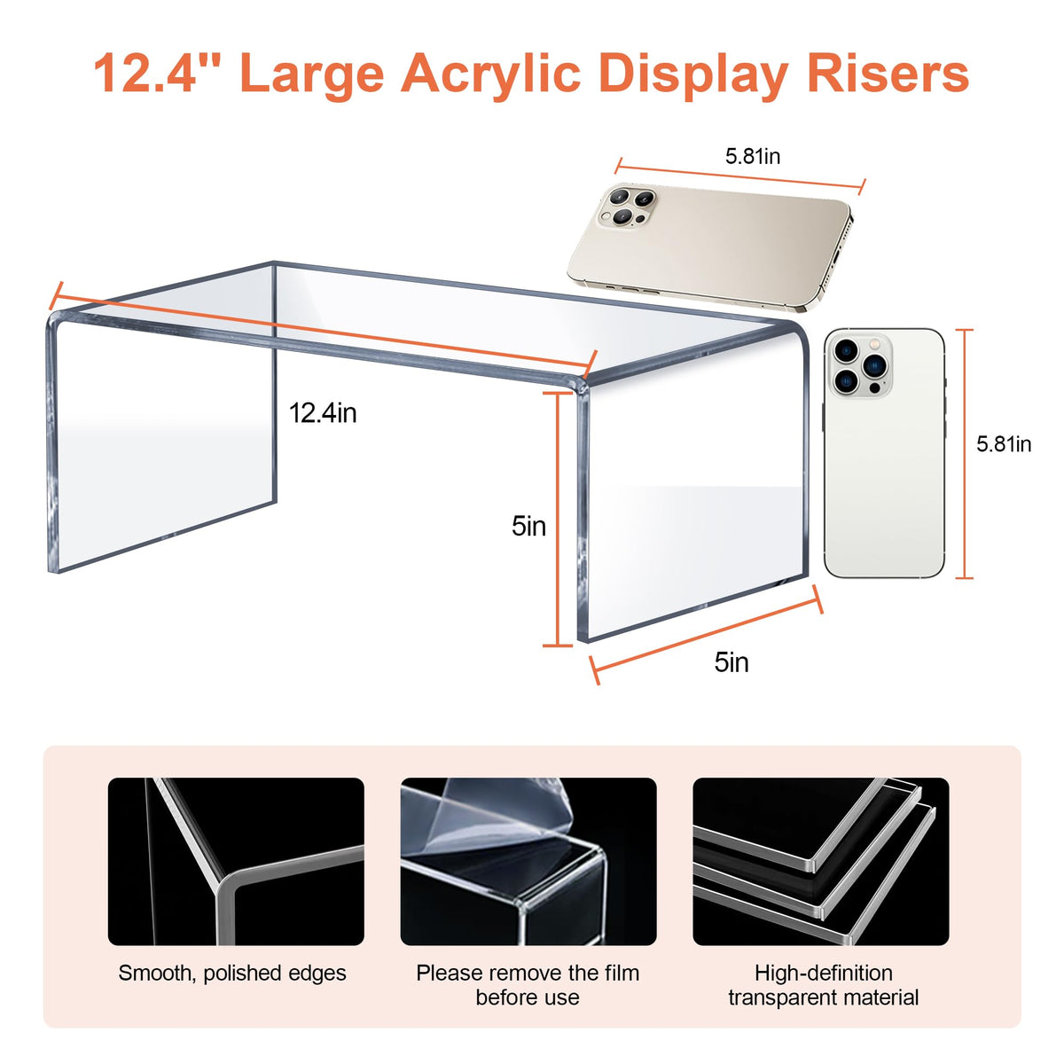 OVNTHYK jewelry display riser highlights pieces with enhanced light