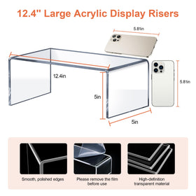 OVNTHYK jewelry display riser highlights pieces with enhanced light