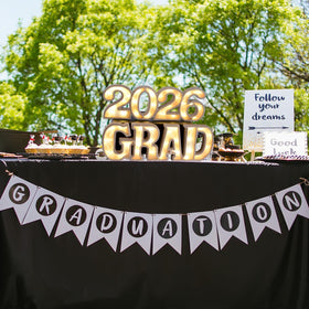 Ovootok table centerpiece grad letters for graduations and parties