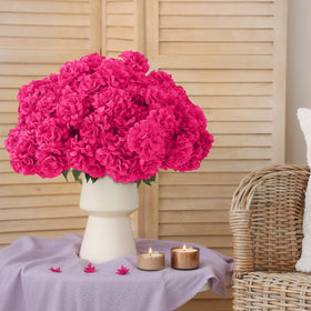 Ovveroche artificial hydrangea flowers table arrangement for versatile styling