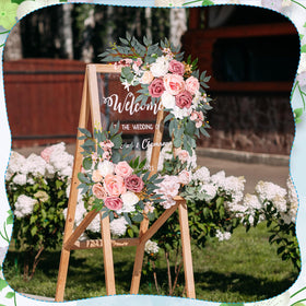 Ovveroche baby shower arch decor versatile for indoor or outdoor venues.