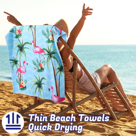 Ovveroche colorful prints towel set ideal for versatile beach looks