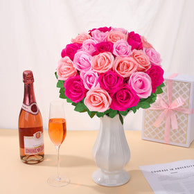 Ovveroche home decor rose silk enhances living spaces with subtle charm