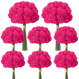 Ovveroche hot pink hydrangea flowers centerpieces for stunning home decor