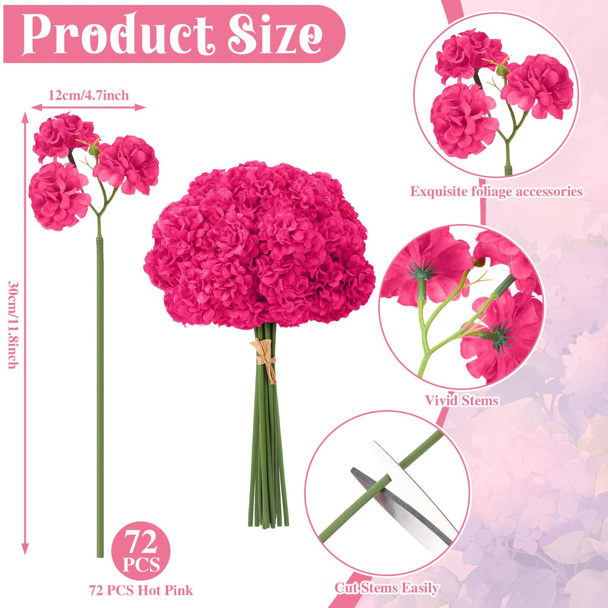 Ovveroche hydrangea flowers wedding aisle decor for elegant ceremonies
