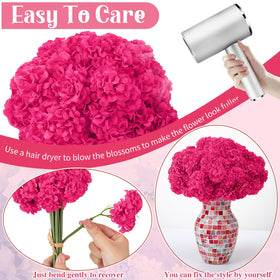 Ovveroche lifelike hydrangea petal texture adds realism to displays