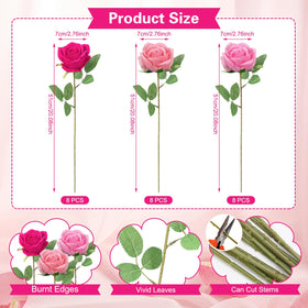 Ovveroche light pink silk rose bouquet perfect for romantic centerpieces