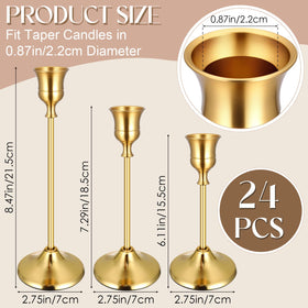 Ovveroche stable base and anti-slip velvet pad protect surfaces and keep candles secure.