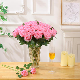 Ovveroche table centerpiece roses for stylish dining room settings.