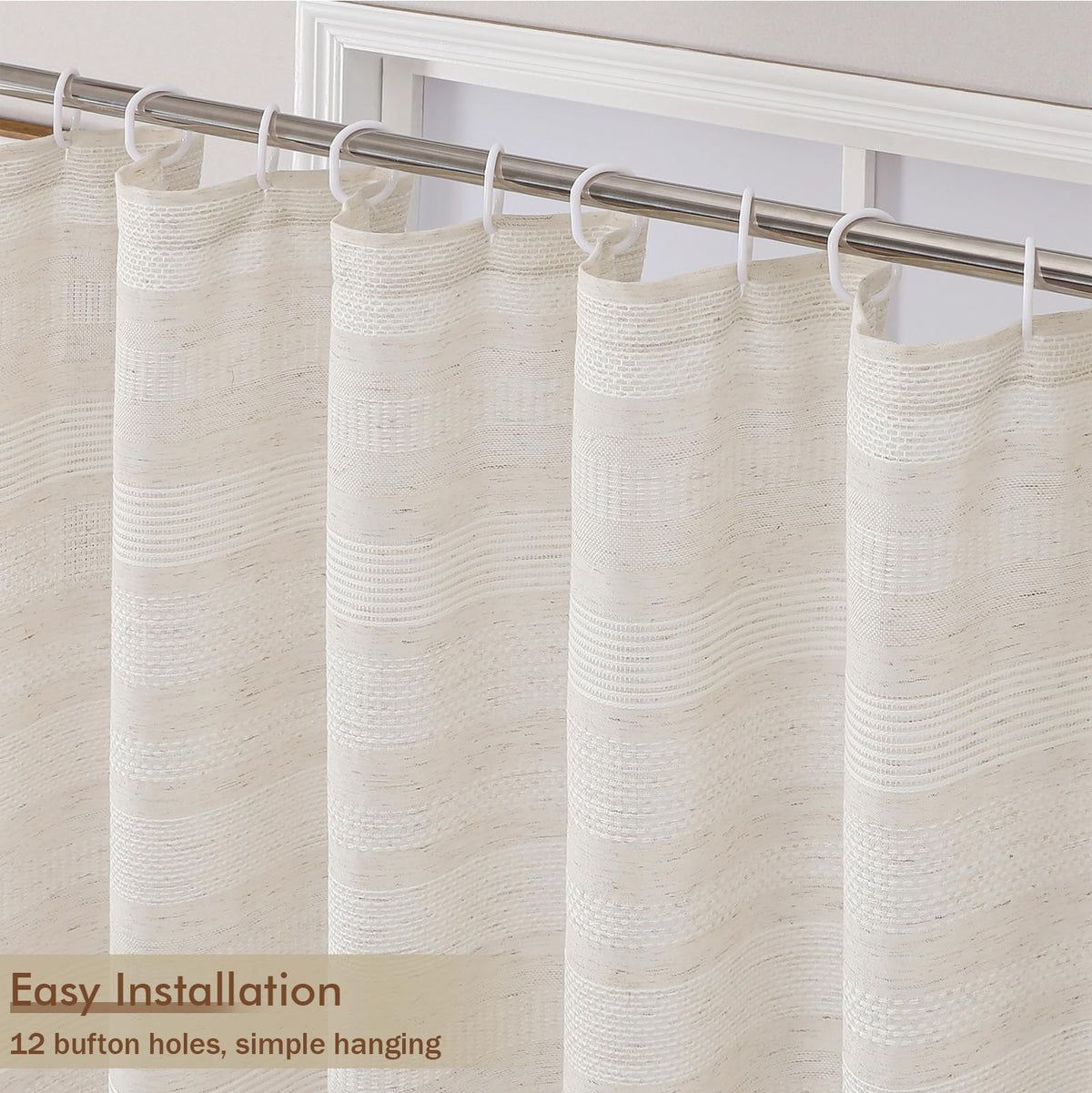 OVZME easy installation with 12-hole top for hook versatility.