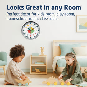 OWLCONIC clock suitable for ages five to seven supports readiness