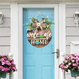 OWUH summer wreath for front door delivers warm welcoming vibe