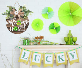 OWUH wooden fiberboard sign shows durable farmhouse style
