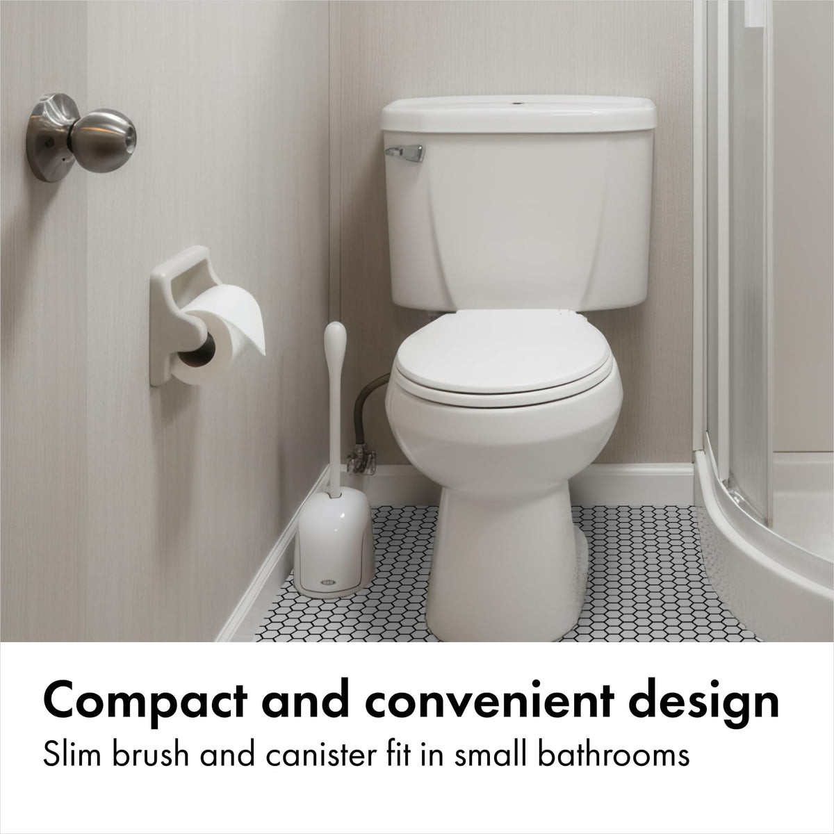 Ventilation slots speed up drying and reduce moisture buildup.