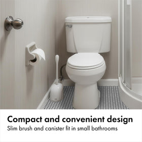 Ventilation slots speed up drying and reduce moisture buildup.