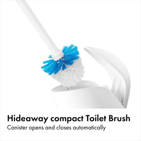OXO Good Grips tapered cleaning head reaches under the rim for deep cleaning.
