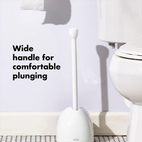 OXO Good Grips durable head forms a strong seal for effective plunging.
