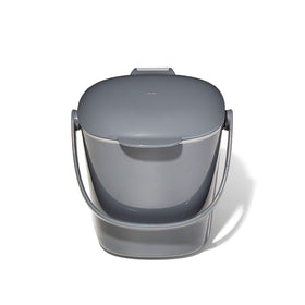 OXO Good Grips Easy-Clean Compost Bin flip lid enables easy filling and odor control.