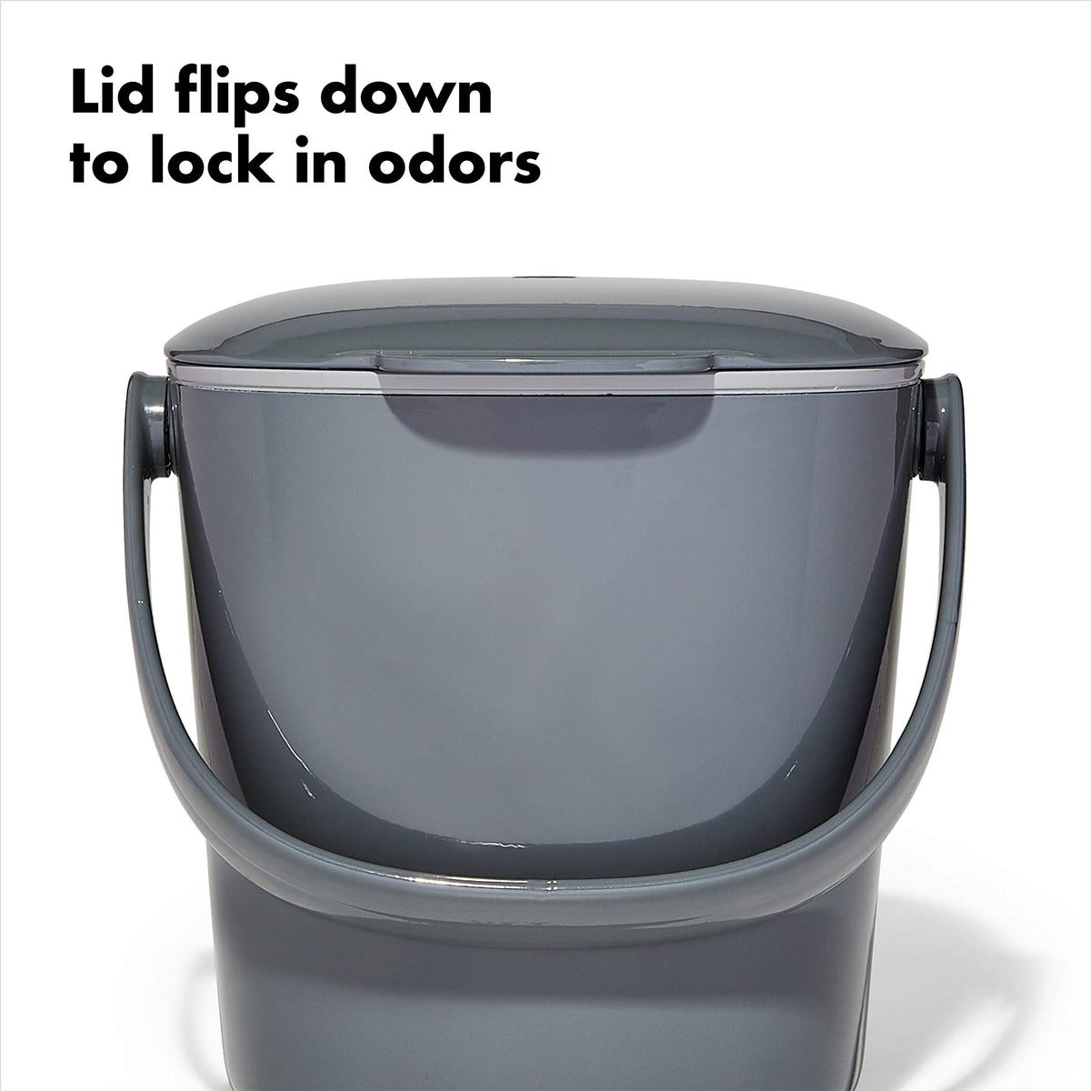 OXO Good Grips Easy-Clean Compost Bin removable lid makes cleaning simple.