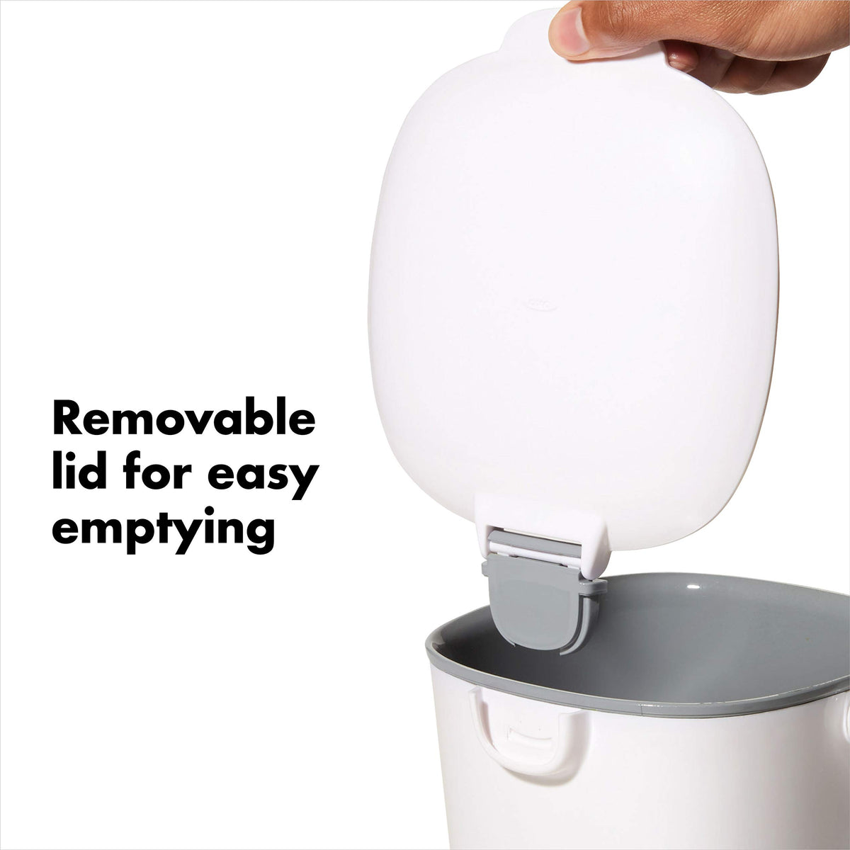 OXO Good Grips compost bin removable lid aids odor containment