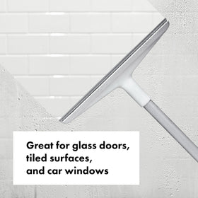 OXO extendable squeegee with extended reach for tall surfaces