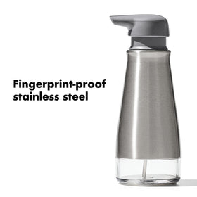 OXO Good Grips foaming soap dispenser wide mouth for simple filling