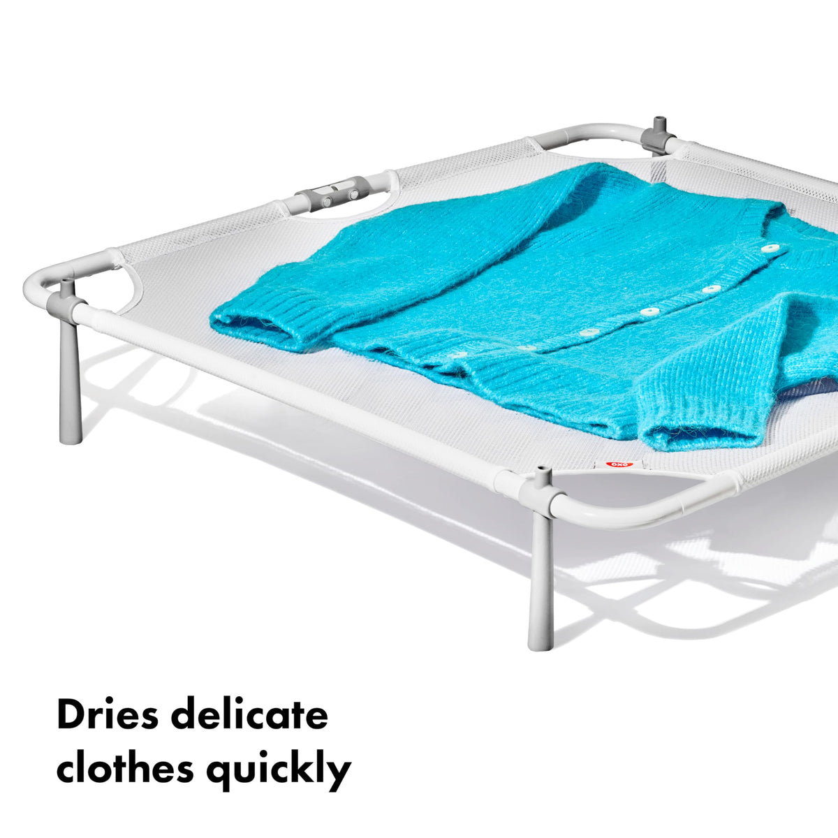 OXO Good Grips Folding Sweater Dryer offset legs fit on counters